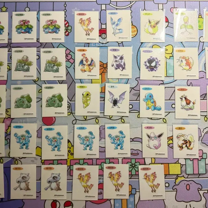 [BUNJANG] Pokemon Stickers Bundle Set / 포켓몬 띠부실 일괄 판매 (85장)