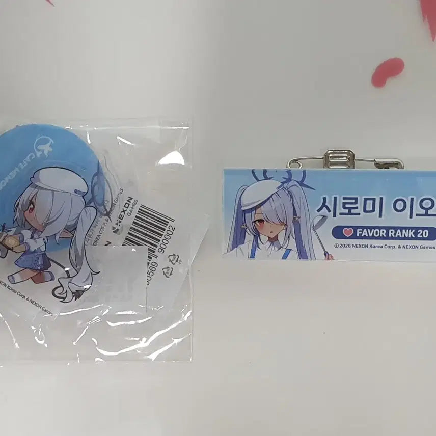 [BUNJANG] Blue Archive Cafe Memorial Iori Name Tag Acrylic Stand / 블루아카이브 카페메모리얼 이오리 명찰 아크릴