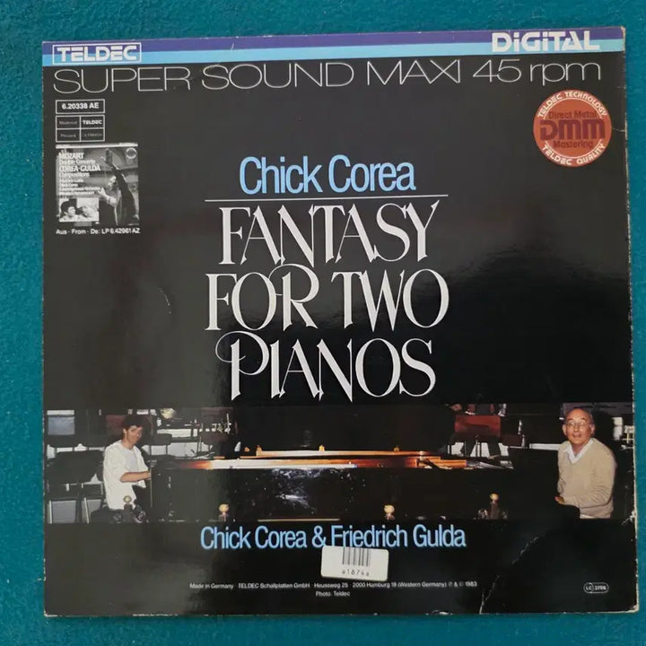 [BUNJANG] Chick Corea Fantasy For Two Pianos LP Album / 칙 코리아 - Fantasy For Two Pianos LP 앨범