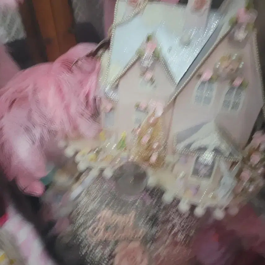 [BUNJANG] Shabby Chic Christmas Village House Ornament / 장식용 크리스마스 집 쉐비  징식장 다 정리해