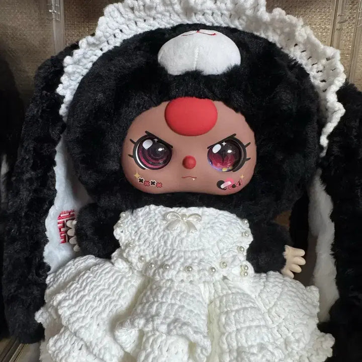 [BUNJANG] Babies 3 400 Tanning Face Mask with Knitted Outfit / 베이비쓰리 400 태닝얼굴+뜨개옷