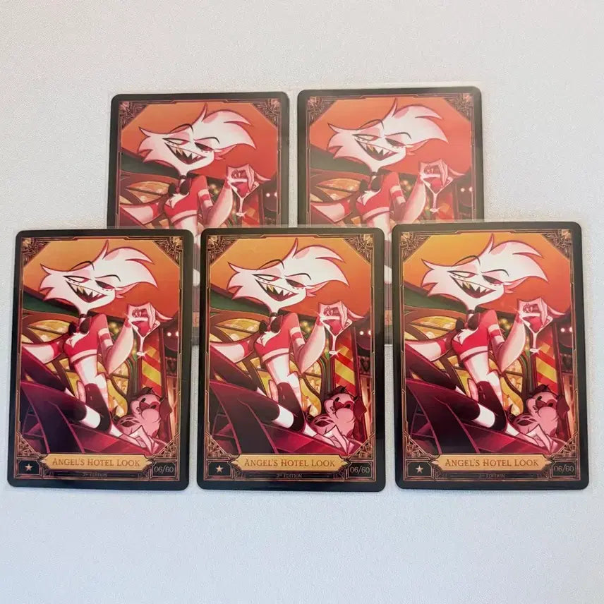 [BUNJANG] Has Been Hotel Angel Dust Trading Cards Bundle Set / 해즈빈 호텔 엔젤더스트 트레이딩 카드 5장 일괄