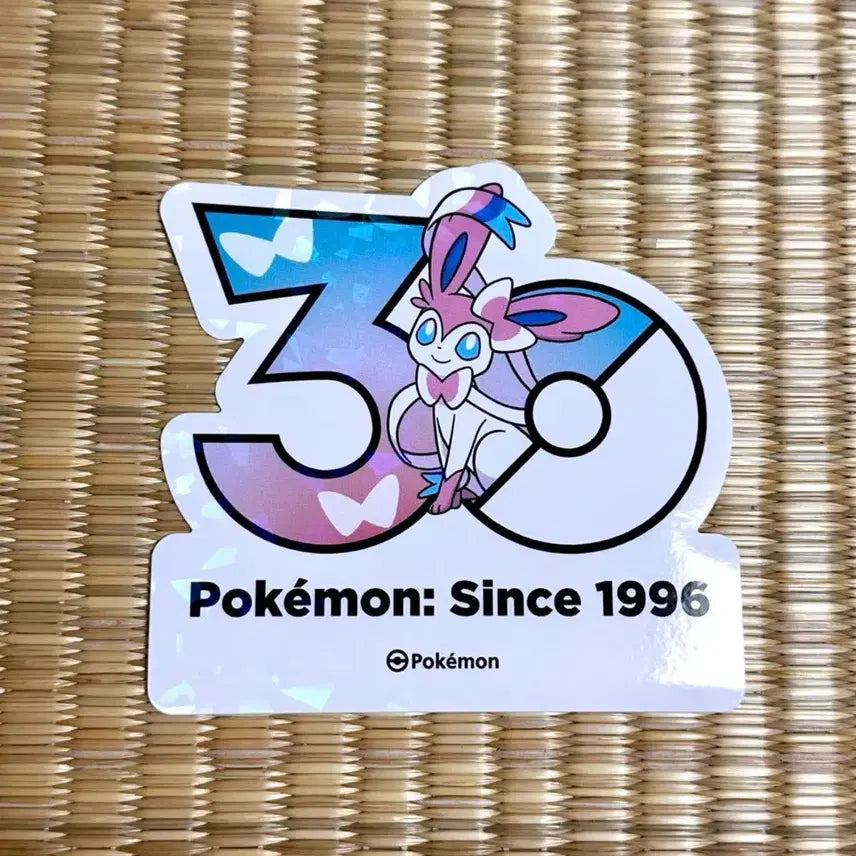 [BUNJANG] Pokemon 30th Anniversary Sylveon Sticker / 포켓몬 30주년 님피아 스티커