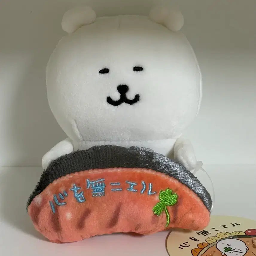 [BUNJANG] Nongdamgom Salmon Desktop Plush / 농담곰 연어 데스크탑 인형 나가노
