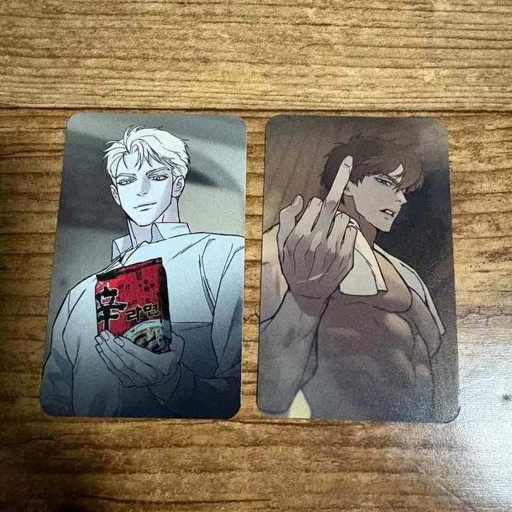 [BUNJANG] Code Name Anastasia MoFun Ramen Photocard Bundle Set / 코드네임 아나스타샤 코아나 모펀 라면 포카 2장 일괄