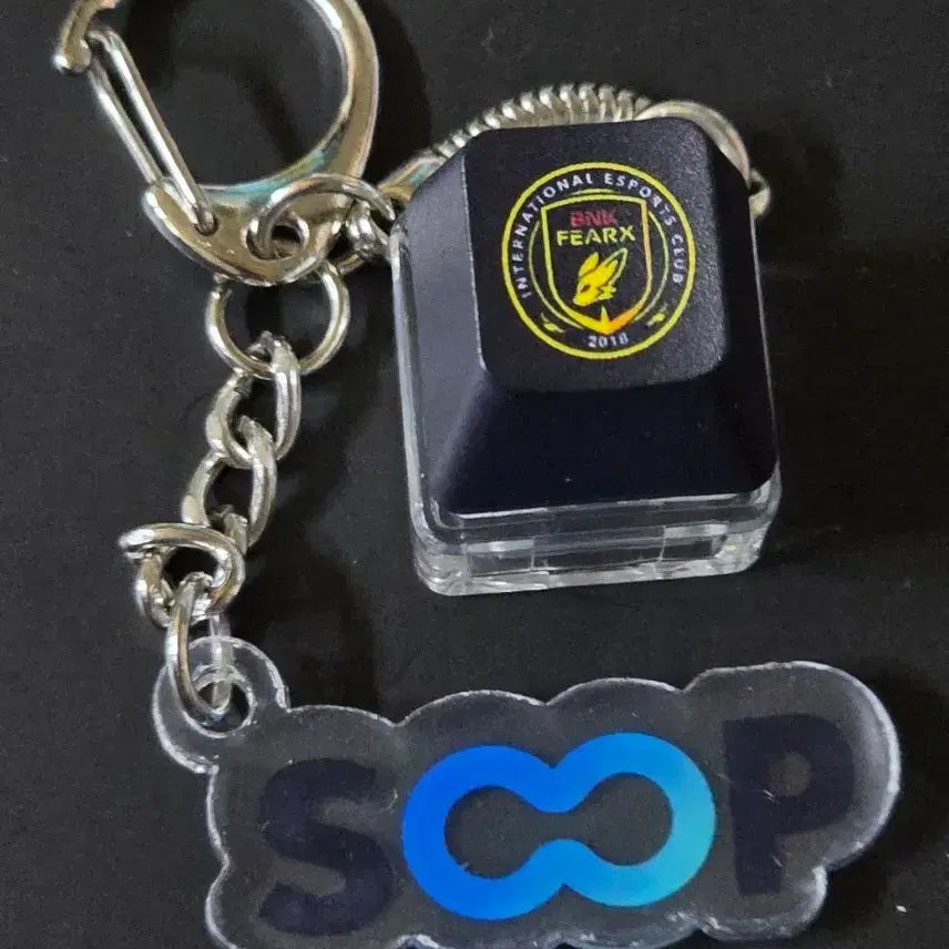 [BUNJANG] BNK PeerX Soop Keycap Keyring / BNK 피어엑스 soop 키캡 키링