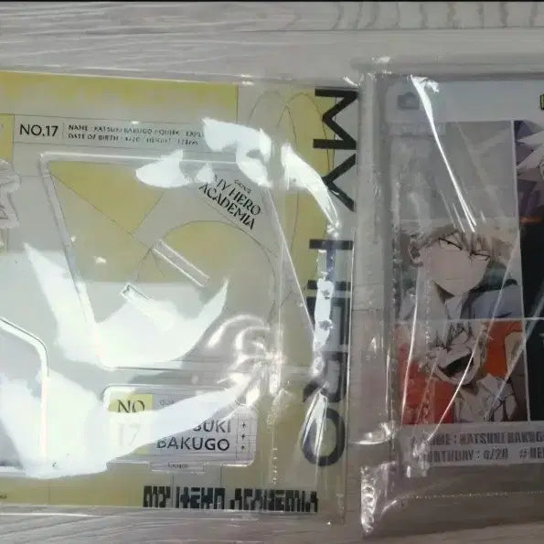 [BUNJANG] Bakugo Katsuki Acrylic Stand &amp; Card Bundle Set / 일괄 처분 급전)바쿠고 아크릴 스탠드 카츠키 우치와