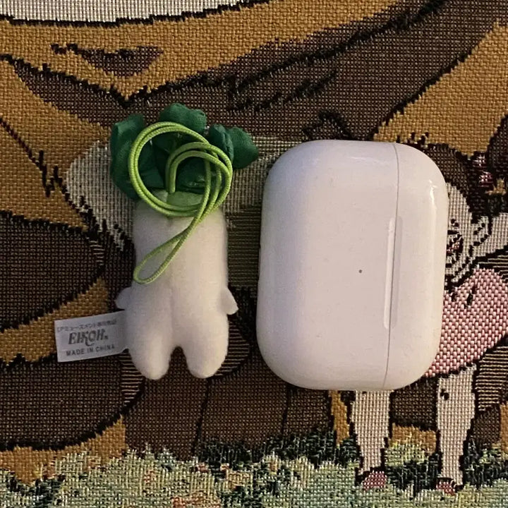 [BUNJANG] Vintage Aokubi Daikon Baby Radish Doll Strap / 고전 아오쿠비다이콘 애기 무우상 인형 스트랩