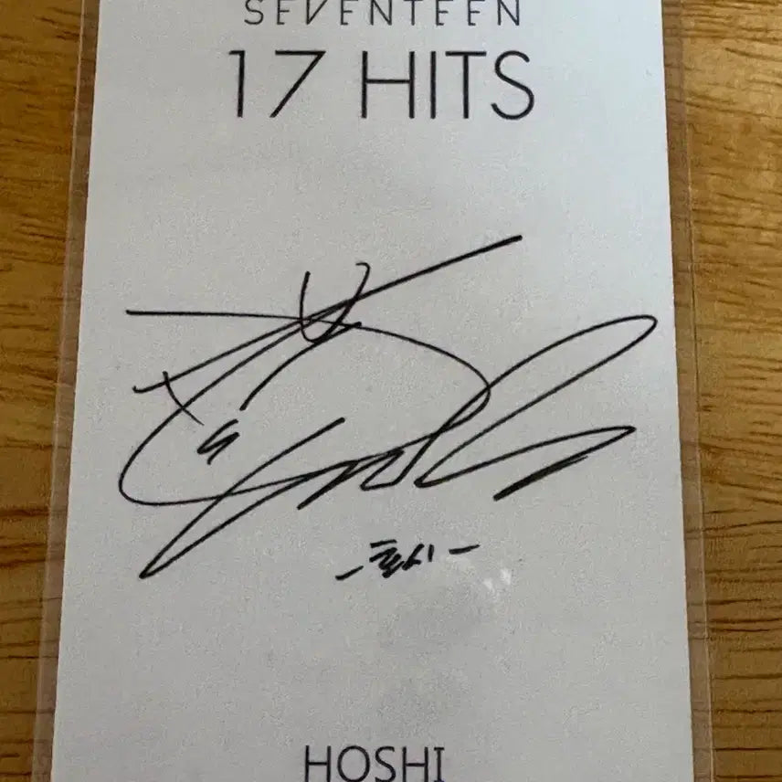 [BUNJANG] Seventeen 17HITS Hoshi Photocard / 세븐틴 대만 17HITS 호시 포카