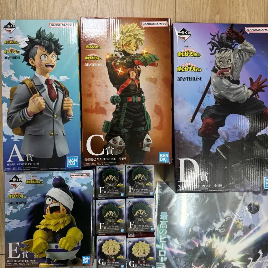 [BUNJANG] My Hero Academia Ichiban Kuji A, C, D, E Bundle / 나의 히어로 아카데미아  A, C,D,E 일괄 제일복권 이치방쿠지