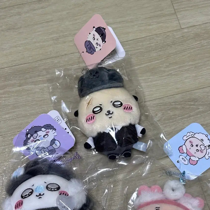 [BUNJANG] Chiikawa Market 2025 Halloween Mascot Bundle (Angel Kani, Demon Momonga, Racco) / 치이카와마켓 2025 할로윈 천사 카니 악마 모몽가 랏코 마스코트