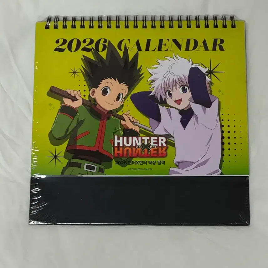 [BUNJANG] Hunter x Hunter 2026 Desk Calendar Gon &amp; Killua / 미개봉 헌터헌터 2026 탁상 달력 곤 키르아
