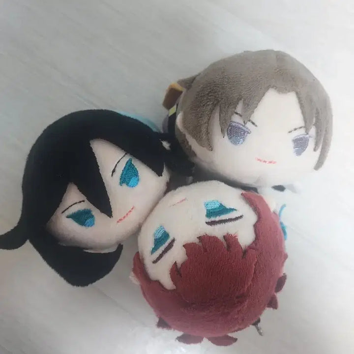 [BUNJANG] Heshikiri Hasebe, Izuminokami Kanesada, Azuki Nagamitsu Mochi Character Plush Set / 헤시키리 하세베 / 이즈미노카미 카네사다 / 아즈키 나가미츠 모찌마스