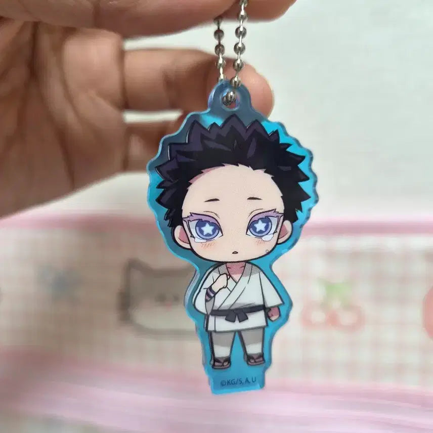 [BUNJANG] Demon Slayer Akaza Childhood Gacha Keychain / 귀멸의 칼날 아카자 확정 어린시절 가챠 키링