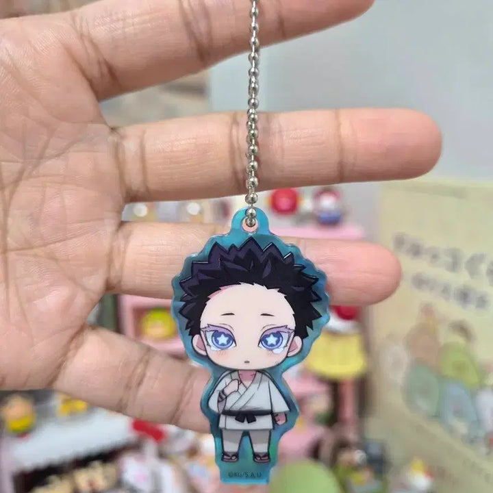 [BUNJANG] Demon Slayer Akaza Childhood Gacha Keychain / 귀멸의 칼날 아카자 확정 어린시절 가챠 키링