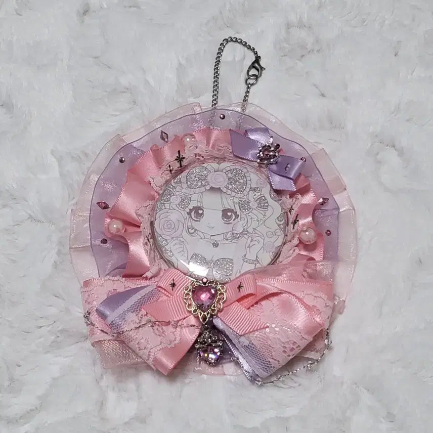 [BUNJANG] Rosetta Lolita Style Enamel Pin Badge (Seolgi Illustration) / 로제타 캔뱃지 설기일러스트 로리타