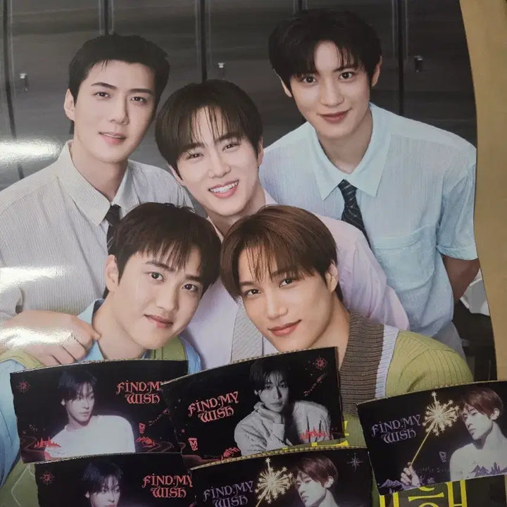 [BUNJANG] EXO "Extraordinary Summer" Photobook Poster / 엑소 여름화보 메가커피 포스터