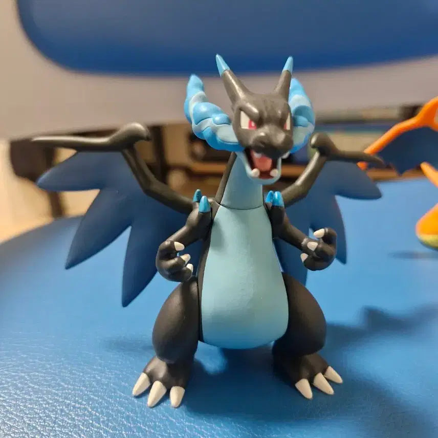 [BUNJANG] Bandai Pokemon Charizard Figure Set (Mega Charizard X Included) / 포켓몬스터 반다이 리자몽 피규어 2종 세트