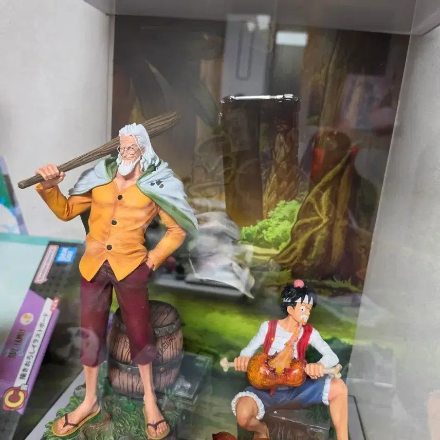 [BUNJANG] One Piece Jimbei Rayleigh Luffy Resin Figure / 원피스 지메이 레일리 루피 레진 피규어