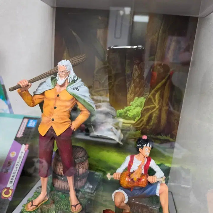 [BUNJANG] One Piece Jimbei Rayleigh Luffy Resin Figure / 원피스 지메이 레일리 루피 레진 피규어