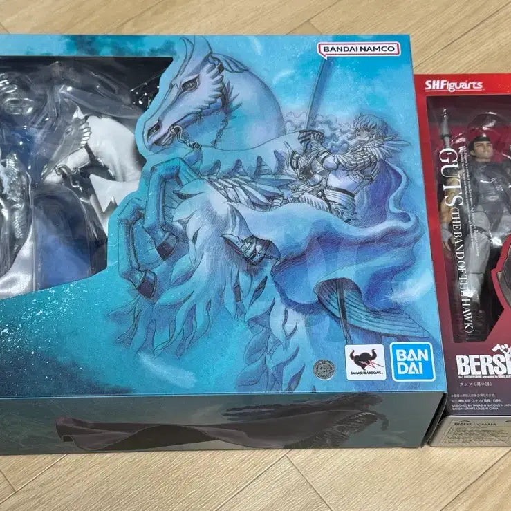 [BUNJANG] Bandai S.H.Figuarts Berserk Griffith &amp; Guts Mercenary Corps Bundle Set / SHF 베르세르크 그리피스 / 가츠 매의단