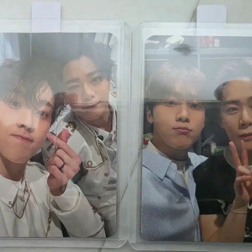 [BUNJANG] Moonbin &amp; Sanha Unit Photocard Bundle Set / 문빈 산하유닛 포카 2장 일괄