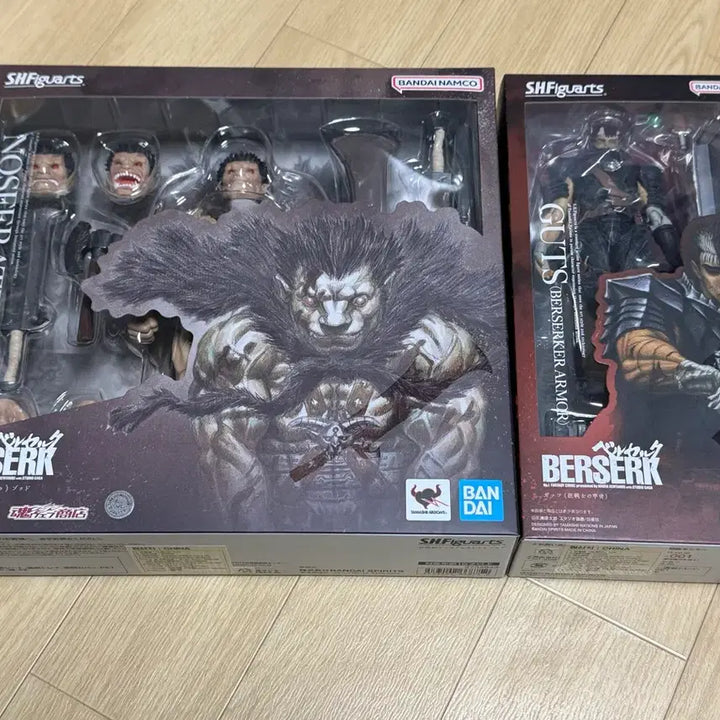 [BUNJANG] Bandai SHF Berserk Guts &amp; Zodd Figure / 반다이 SHF 베르세르크 피규어 가츠 / 조드 노스페라두