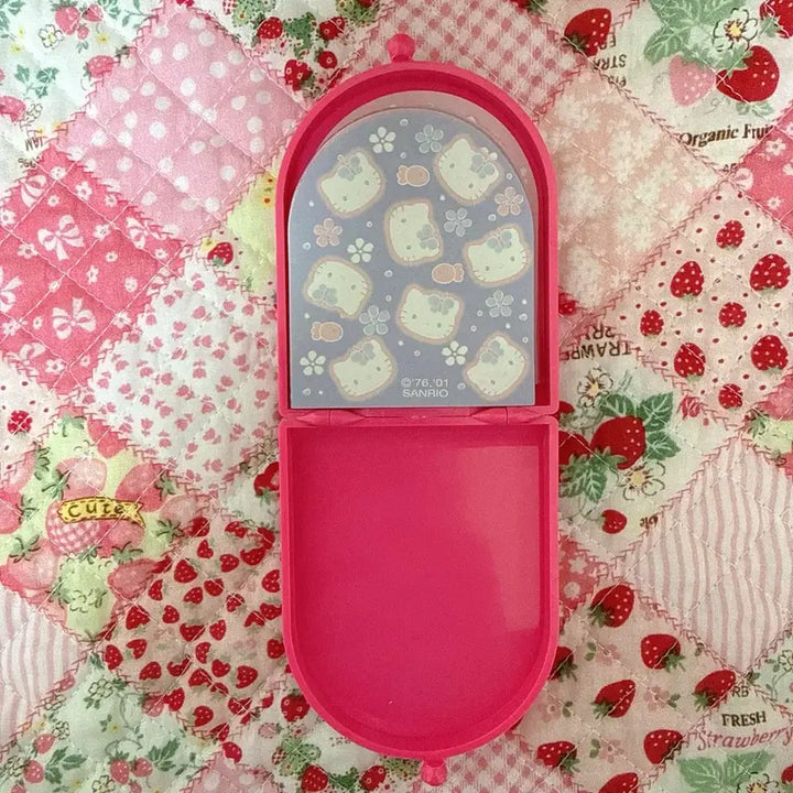 [BUNJANG] Sanrio Hello Kitty Mini Memo Pad Storage Box / 고전 산리오 헬로키티 미니 메모지 보관함