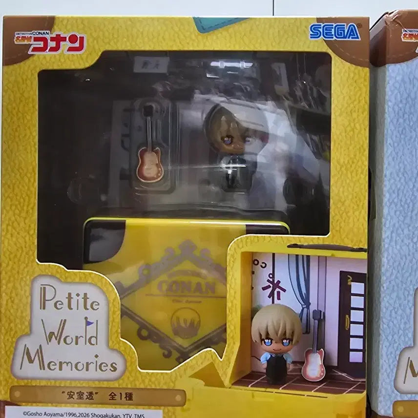 [BUNJANG] Sega Detective Conan Petit World Figure Set (Kaito Kid &amp; Toru Amuro) - Sealed / (미개봉) 세트 괴도키드+ 아무로 토오루 명탐정코난 쁘띠월드 피규어 세가