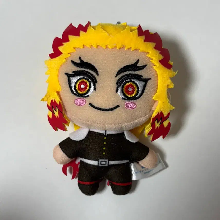 [BUNJANG] Demon Slayer Kyojuro Rengoku Mascot Keychain / 귀멸의 칼날 렌고쿠 쿄쥬로 마스코트 키링