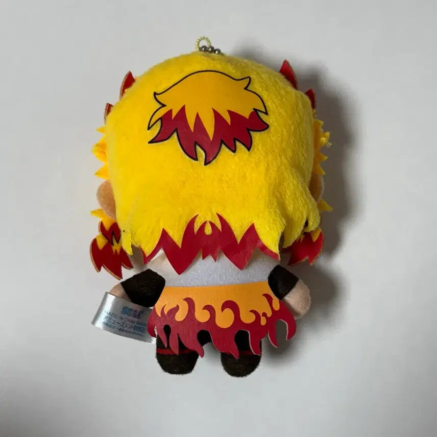[BUNJANG] Demon Slayer Kyojuro Rengoku Mascot Keychain / 귀멸의 칼날 렌고쿠 쿄쥬로 마스코트 키링