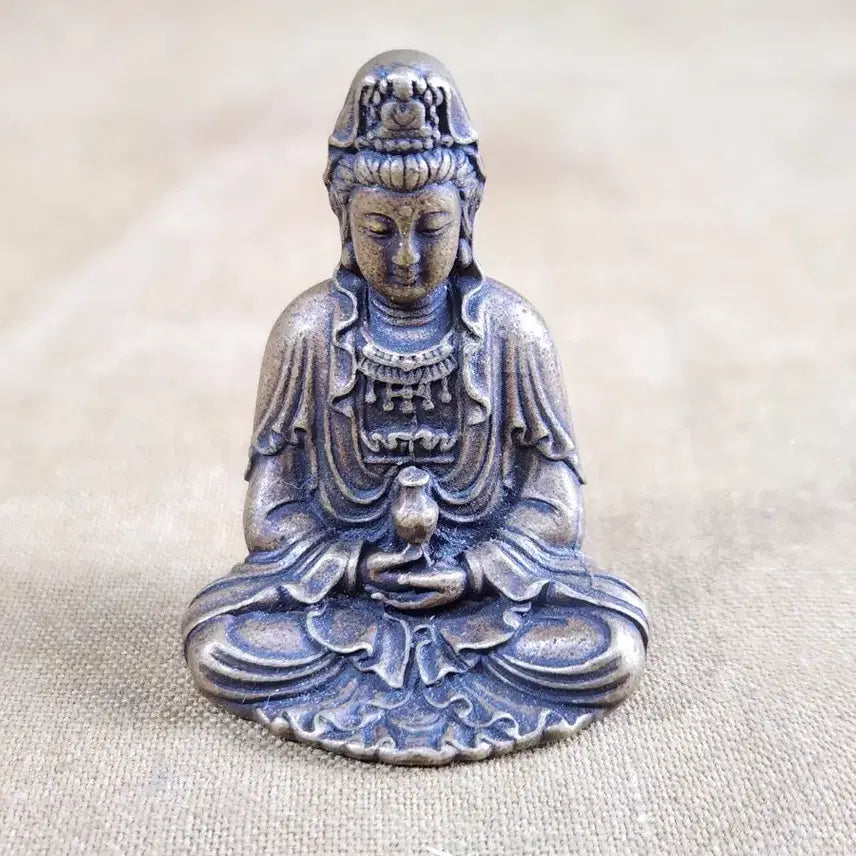[BUNJANG] Bronze Guardian Buddha Statue, My Protector / 청동 호신불상,나의 지킴이