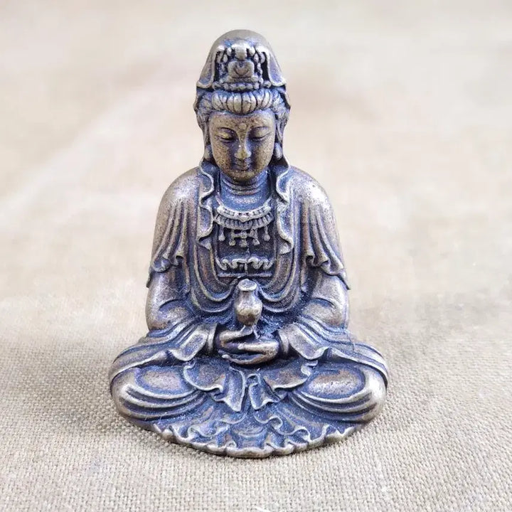 [BUNJANG] Bronze Guardian Buddha Statue, My Protector / 청동 호신불상,나의 지킴이