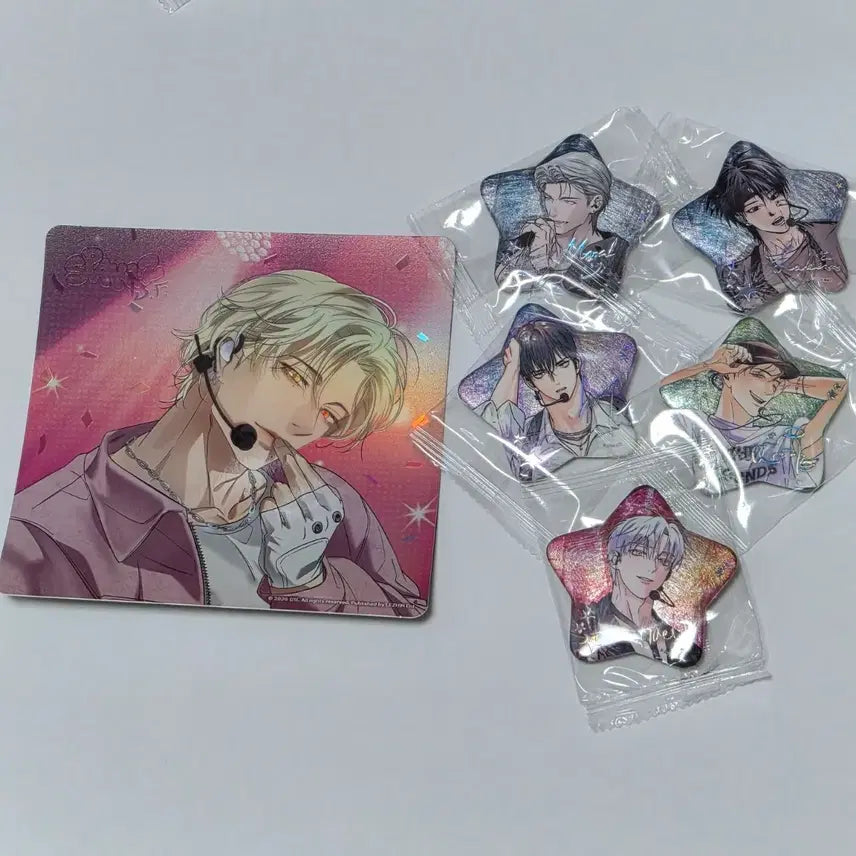 [BUNJANG] Sparkles Backlight Han Seoin Photocard &amp; 5 Badge Bundle Set / (일괄)스파클즈 직캠엽서 백라이트 한서인 + 캔뱃지 5개