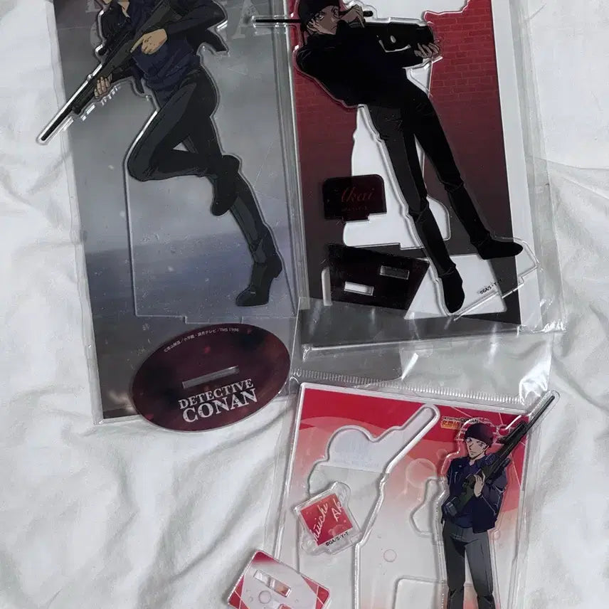 [BUNJANG] Detective Conan Shuichi Akai Acrylic Set / 명탐정 코난 아카이 슈이치 아크릴 3종 일괄
