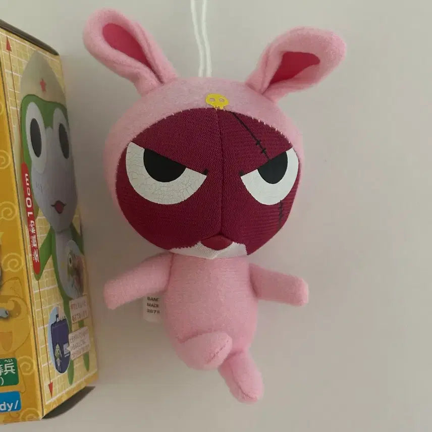 [BUNJANG] Keroro Giroro Rabbit Costume Plush Keychain Strap / 고전 케로로 기로로 토끼 코스튬 인형 누이 키링 스트랩