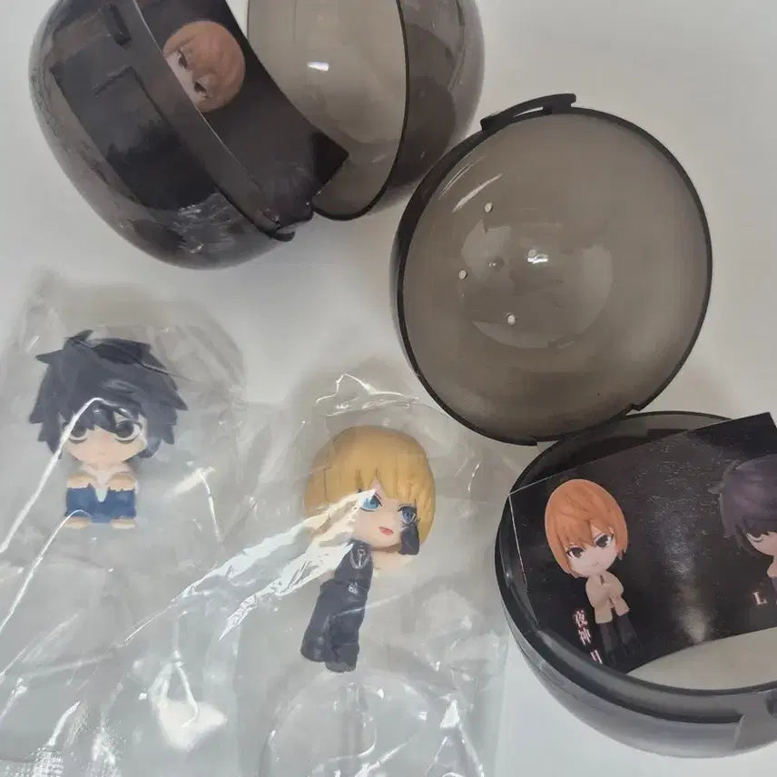 [BUNJANG] Death Note Rich Collection Figure Gacha L Mello Bundle Set / 일괄) 데스노트 리치 컬렉션 피규어 가챠 엘 L 멜로