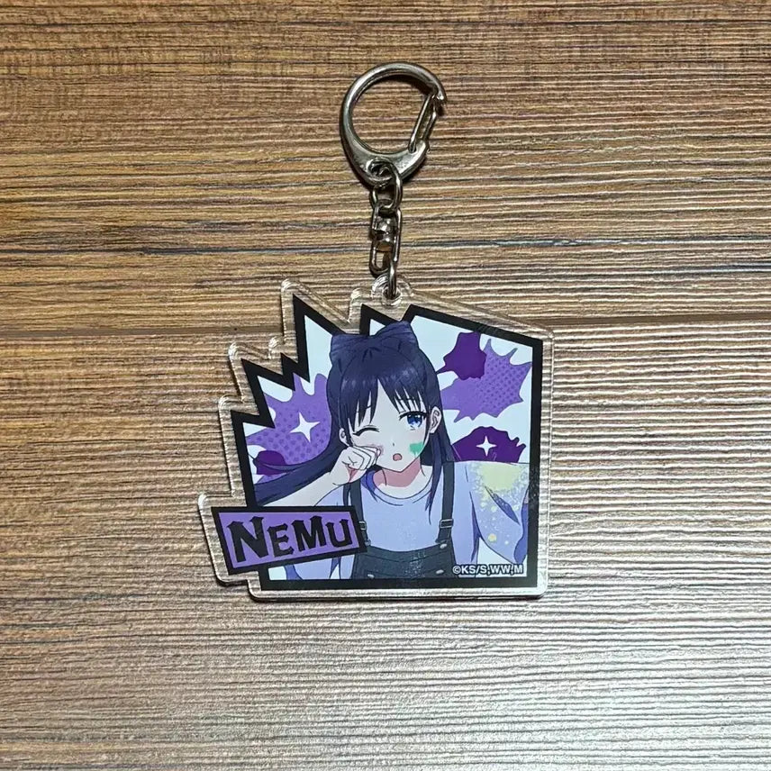 [BUNJANG] Location Watch Nemu Acrylic Keyring Holder / 위치워치 미야오 네무 아크릴 키링 키홀더 굿즈