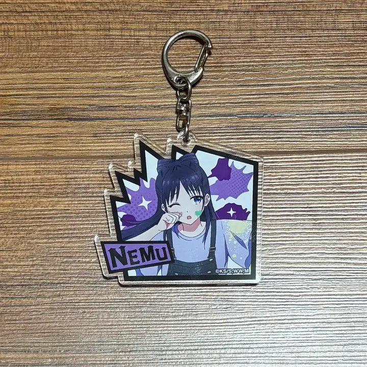 [BUNJANG] Location Watch Nemu Acrylic Keyring Holder / 위치워치 미야오 네무 아크릴 키링 키홀더 굿즈