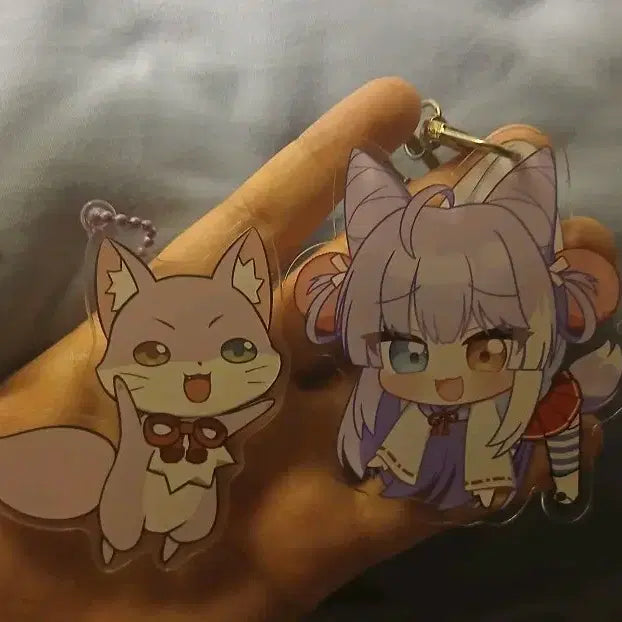 [BUNJANG] StellaLive Tenko Shibuki Keychain Bundle / 스텔라이브 텐코 시부키 키링 일괄 판매