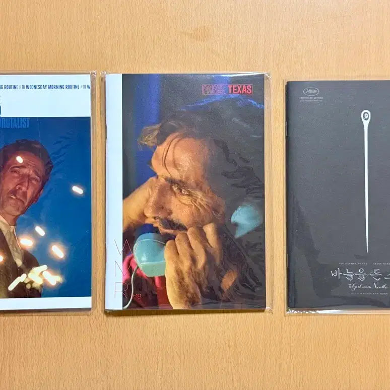 [BUNJANG] Brutalist, Paris, Texas, The Girl with a Needle Interview Book Set / <브루탈리스트> <파리, 텍사스> 진 / <바늘을 든 소녀> 인터뷰집