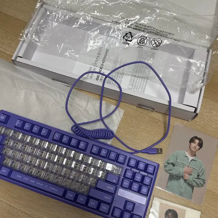 [BUNJANG] SEVENTEEN Wonwoo Artist-Made Keyboard Photocard Set / 세븐틴 원우 키보드