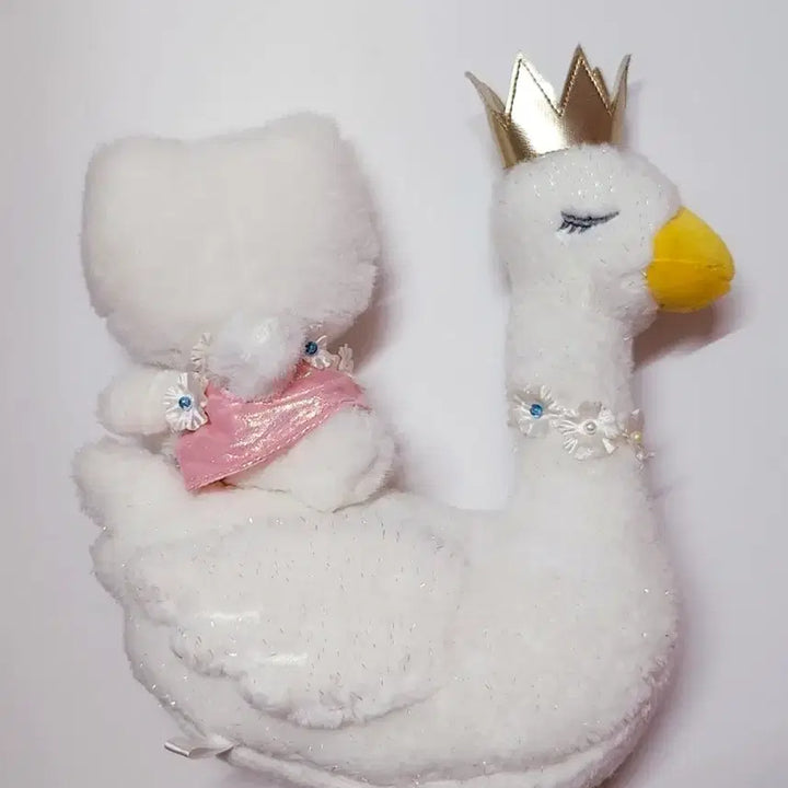 [BUNJANG] Sanrio 1999 Swan Kitty Doll Strap / 고전 빈티지 1999년 산리오 백조 스완 키티 인형 스트랩