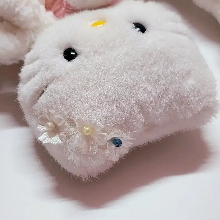 [BUNJANG] Sanrio 1999 Swan Kitty Doll Strap / 고전 빈티지 1999년 산리오 백조 스완 키티 인형 스트랩