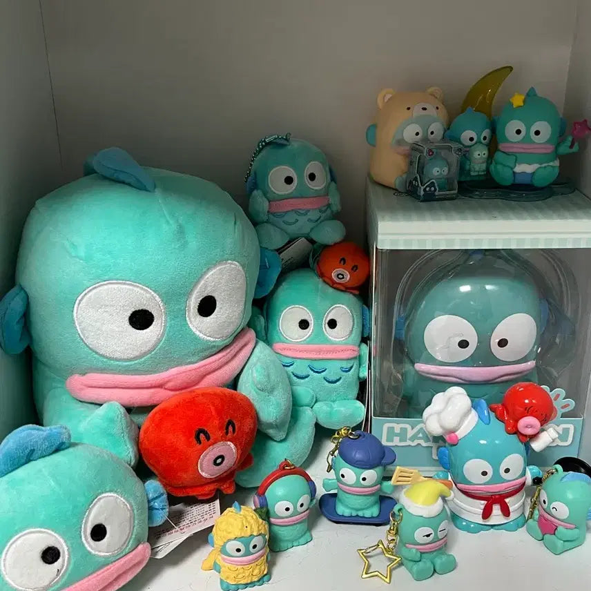 [BUNJANG] Hangyodong Full Set Keyring, Doll, Gacha, Piggy Bank, Rice Grain Set / 일괄 풀세트!) 한교동 키링 인형 가챠 저금통 쌀알 풀세트