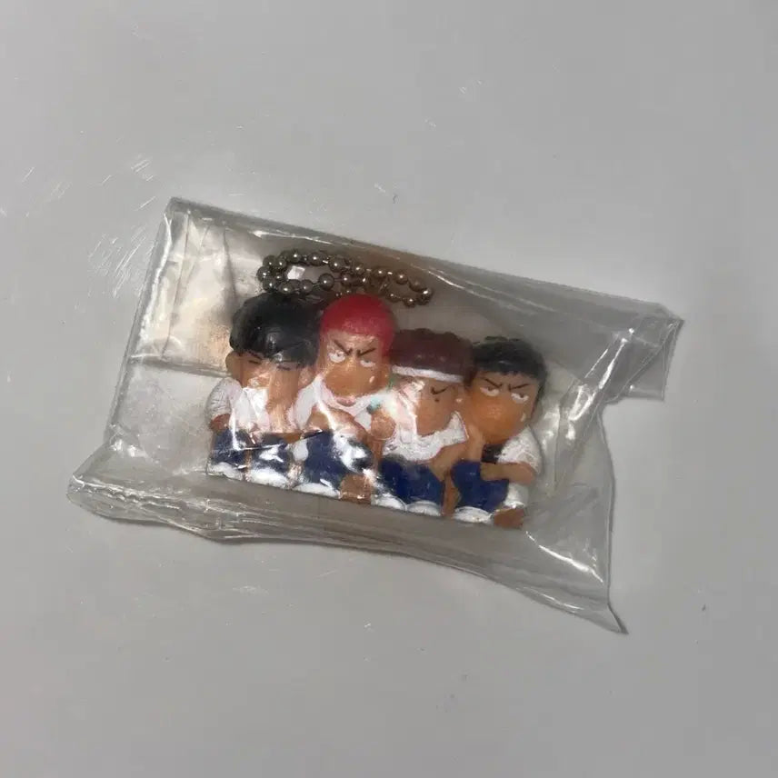 [BUNJANG] Slam Dunk Taek-Soo Kang, Baek-Ho Kang, Tae-Seop Song, Dae-Man Jeong Figure Keychain Set / 택포)슬램덩크 슬덩 서태웅 강백호 송태섭 정대만 낙제군단 피규어 키링
