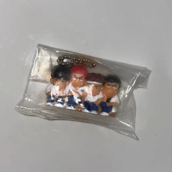 [BUNJANG] Slam Dunk Taek-Soo Kang, Baek-Ho Kang, Tae-Seop Song, Dae-Man Jeong Figure Keychain Set / 택포)슬램덩크 슬덩 서태웅 강백호 송태섭 정대만 낙제군단 피규어 키링