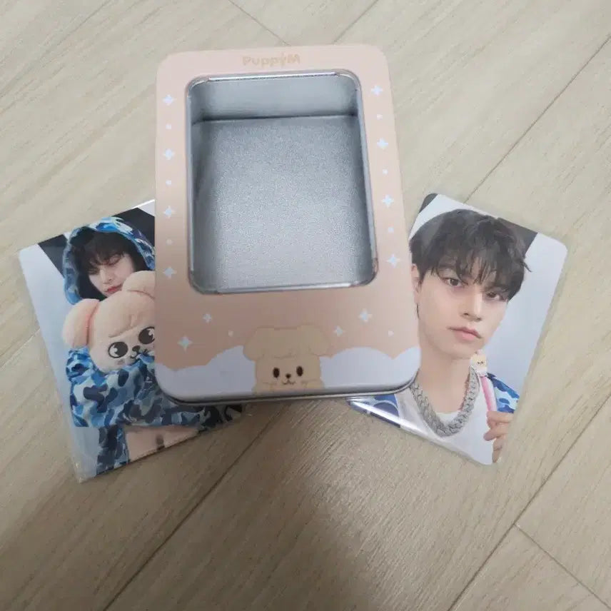 [BUNJANG] Stray Kids Seungmin Periperi Tin Case &amp; Photocard / 승민 퍼핌 틴케이스 판매합니다!