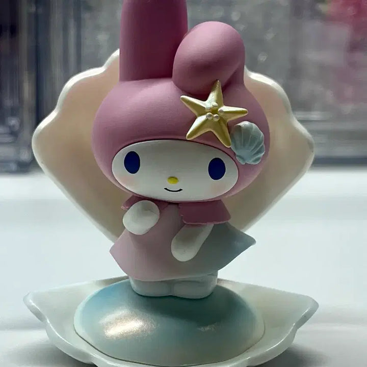 [BUNJANG] Minsso Sanrio My Melody Blue Holiday Pearl Figure / 미니소 산리오 푸른바다의휴일 진주 마이멜로디