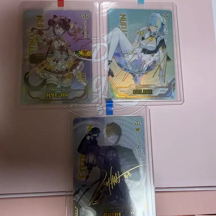 [BUNJANG] Eternal Return (ER) Lenny Autographed Signature Card Set / 이터널리턴 테레카 레니 성우 친필사인  카드 셋트